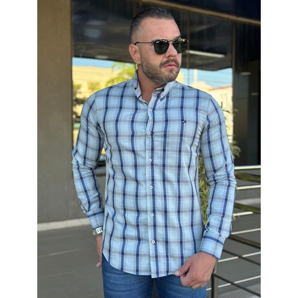 Camisa Manga Longa TH Xadrez