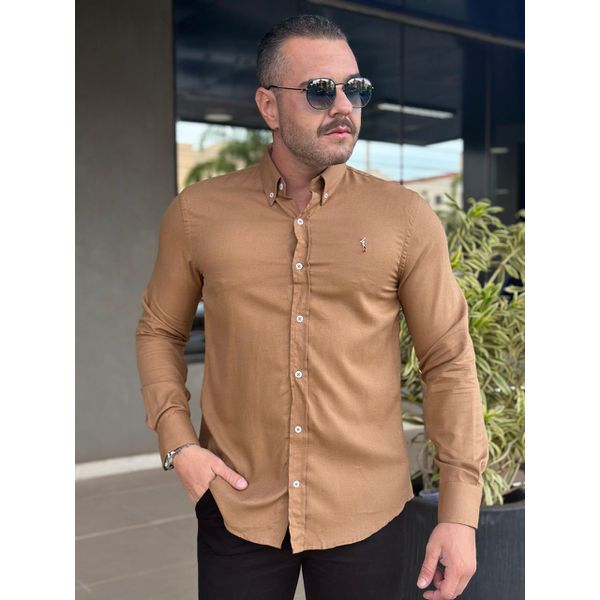Camisa Manga Longa PRL Caramelo 