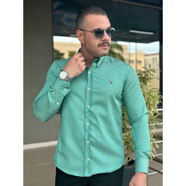 Camisa Manga Longa PRL Verde