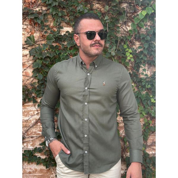 Camisa Manga Longa PRL Verde