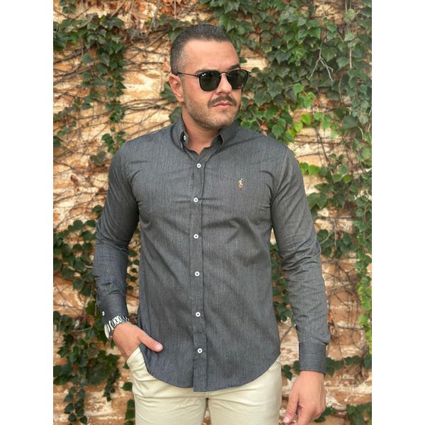 Camisa Manga Longa PRL Chumbo