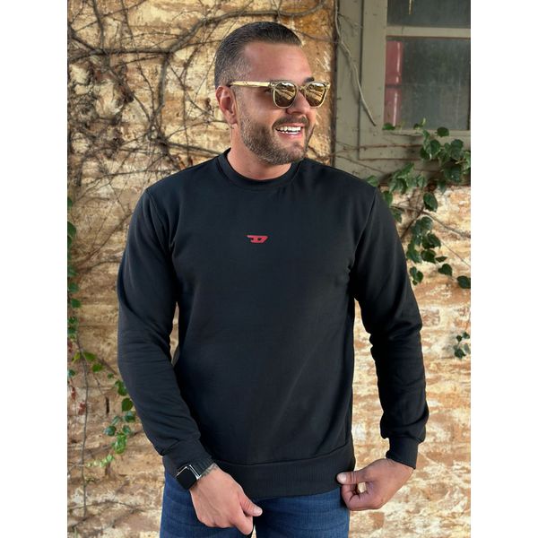 Blusa Moletom Diesel Preto
