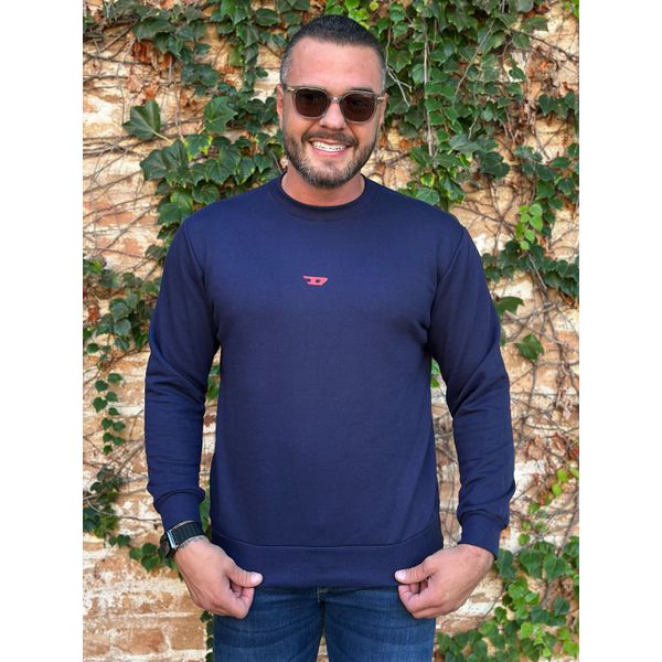Blusa Moletom Diesel Azul