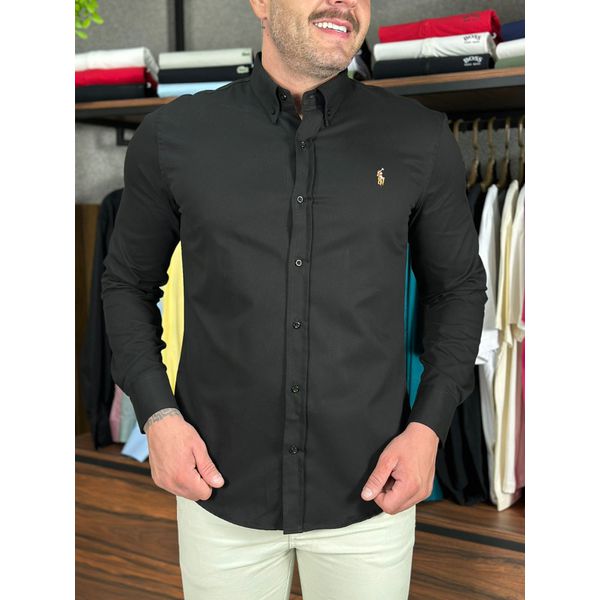 Camisa Manga Longa PRL Preto