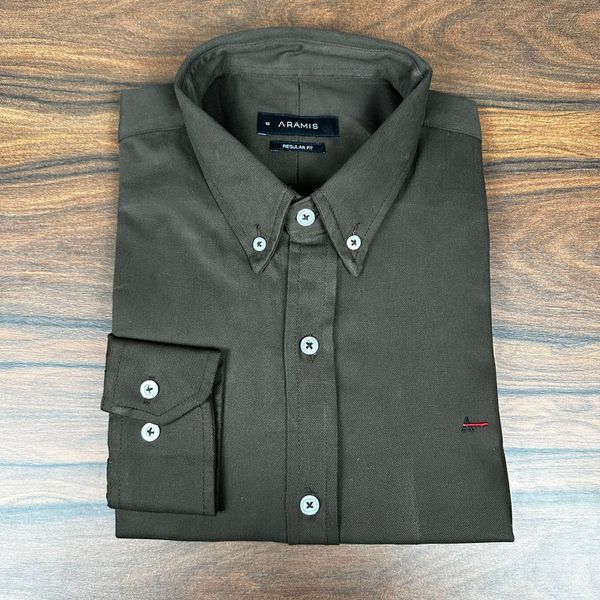 Camisa Manga Longa Aramis Marrom