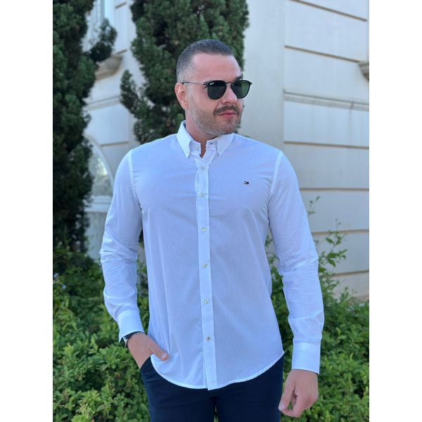 Camisa Manga Longa TH Branco