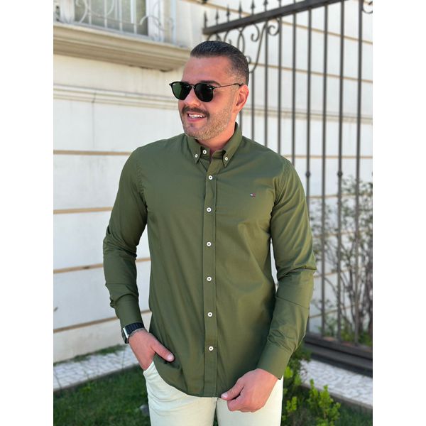 Camisa Manga Longa TH Verde