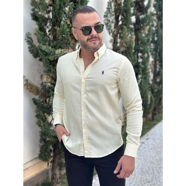 Camisa Manga Longa PRL Amarelo 