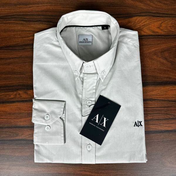 Camisa Manga Longa Armani Bege