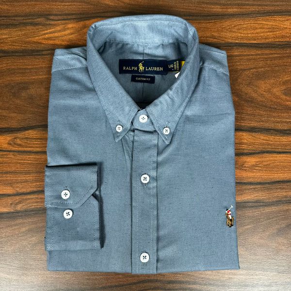 Camisa Manga Longa PRL Cinza