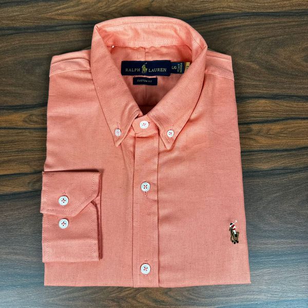 Camisa Manga Longa PRL salmão 
