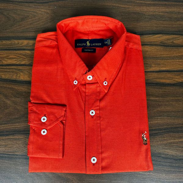 Camisa Manga Longa PRL Laranja 