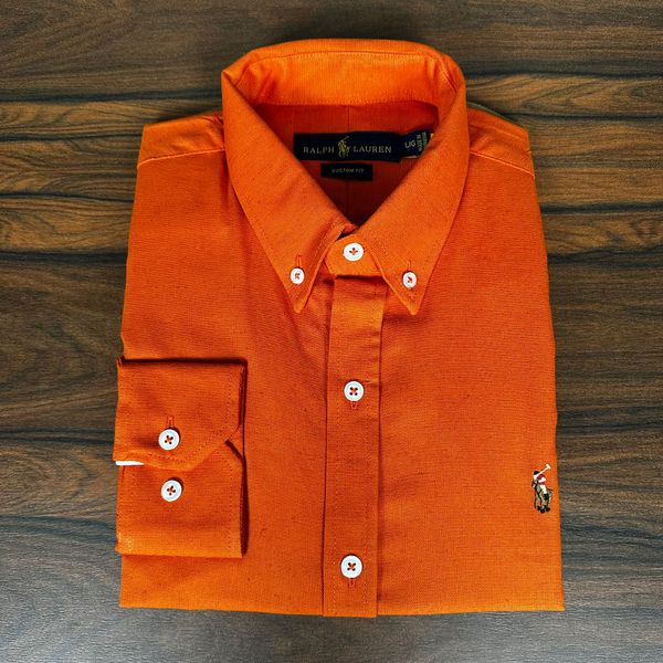 Camisa Manga Longa PRL Laranja 