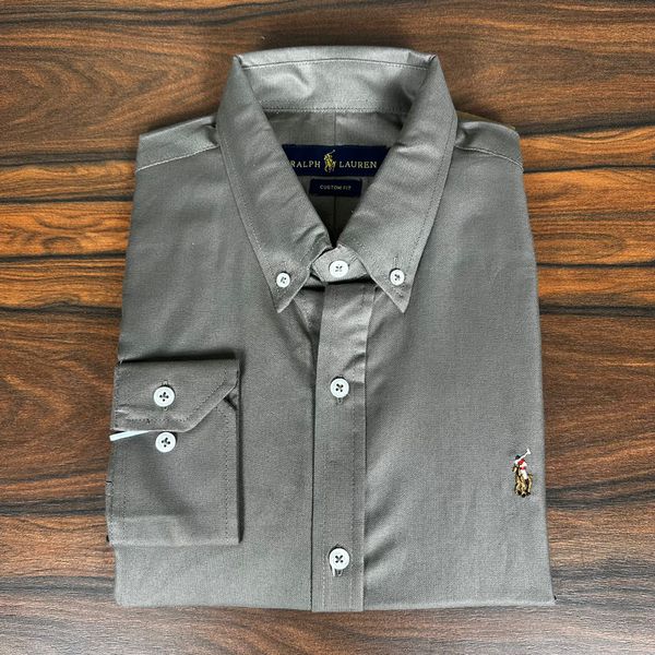 Camisa Manga Longa PRL Marrom 
