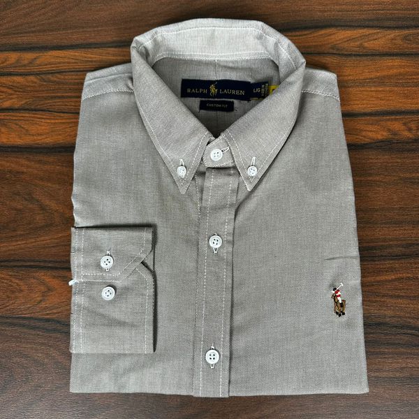 Camisa Manga Longa PRL Bege