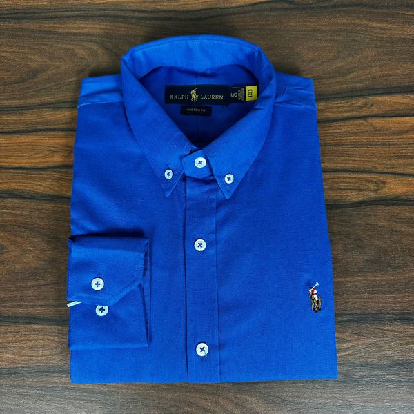 Camisa Manga Longa PRL Azul 
