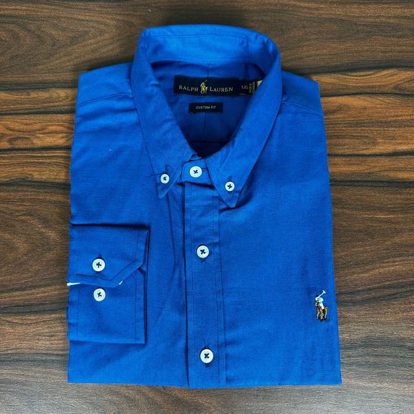 Camisa Manga Longa PRL Azul