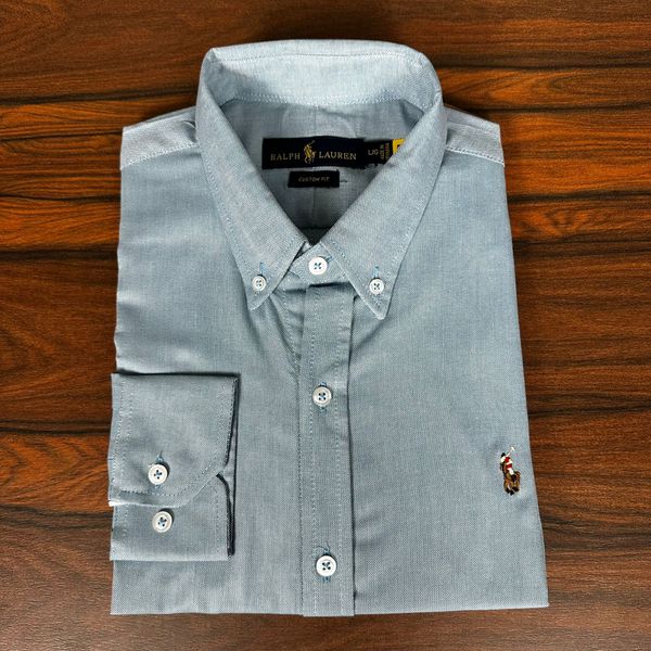 Camisa Manga Longa PRL Azul 