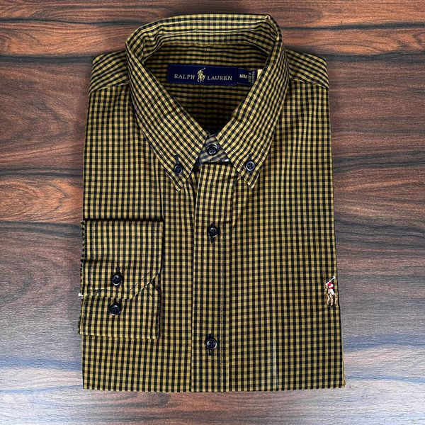 Camisa Manga Longa PRL Xadrez.