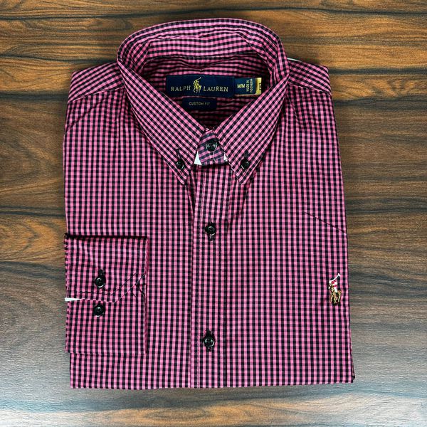 Camisa Manga Longa PRL Xadrez.