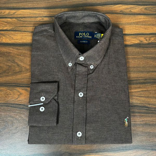 Camisa Manga Longa PRL Marrom 