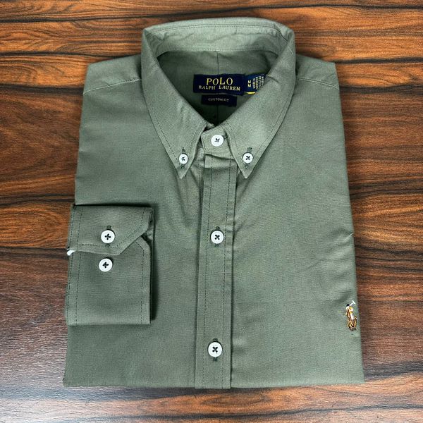 Camisa Manga Longa PRL Verde.