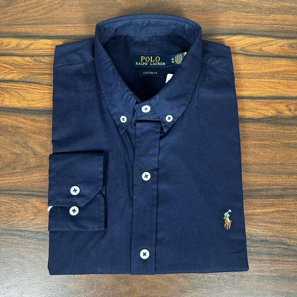 Camisa Manga Longa PRL Azul 