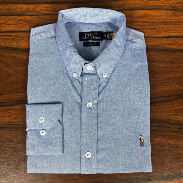 Camisa Manga Longa PRL Azul