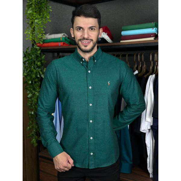 Camisa Manga Longa PRL Verde