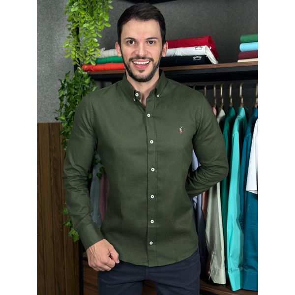 Camisa Manga Longa PRL Verde 