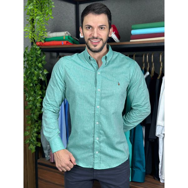 Camisa Manga Longa PRL Verde