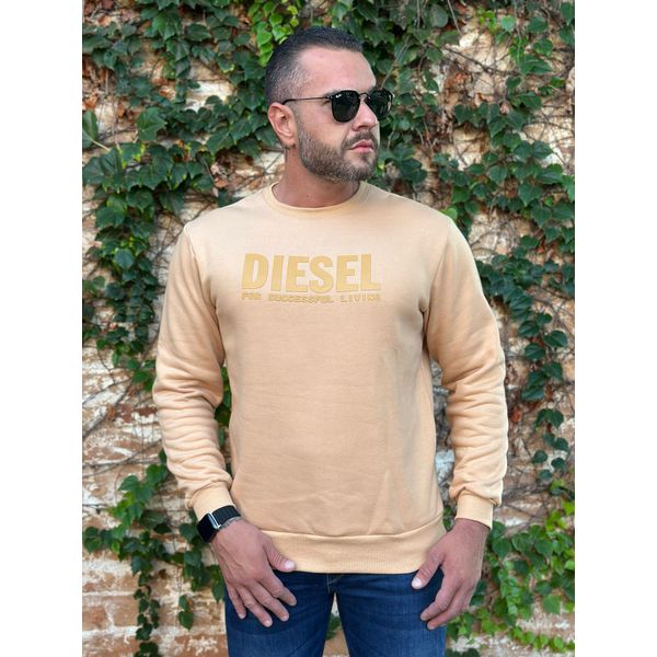Blusa Moletom Diesel Caqui