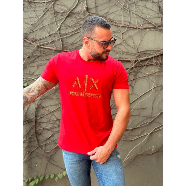Camiseta Armani Vermelho⭐