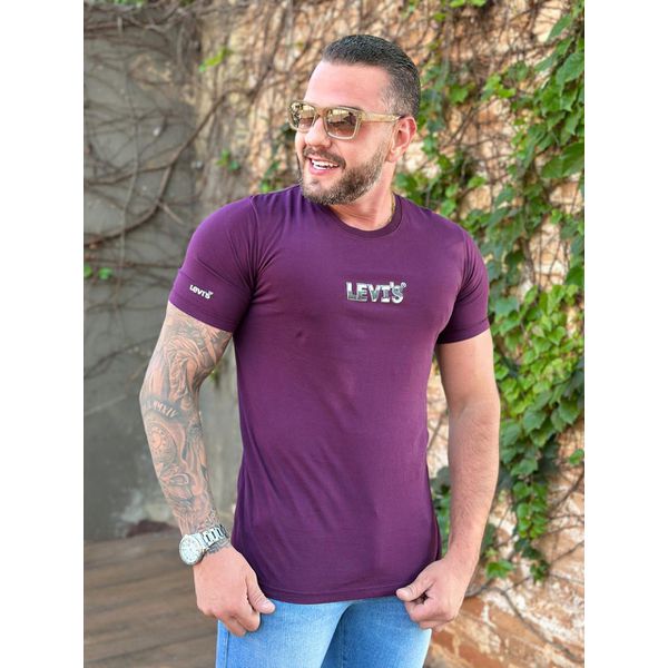 Camiseta Levis Roxo DFC.