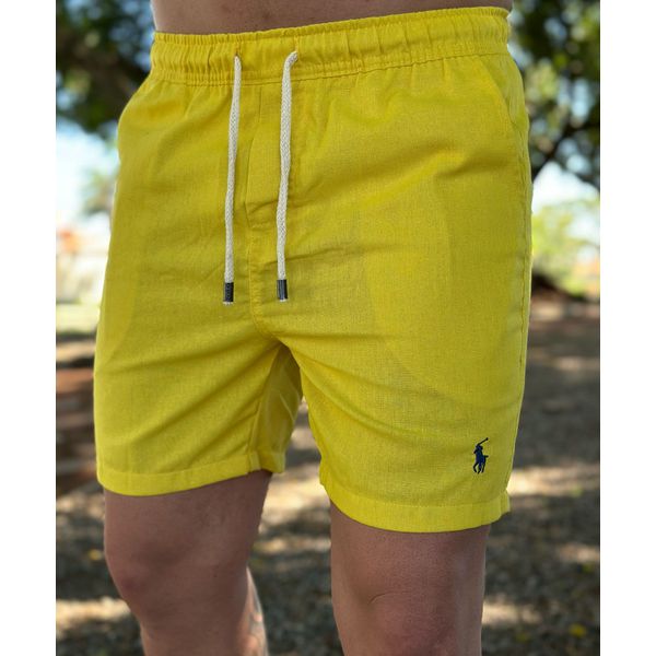 Bermuda Linho PRL Amarelo