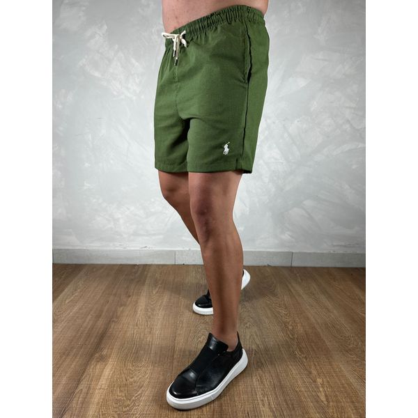 Bermuda Linho Peruano PRL Verde