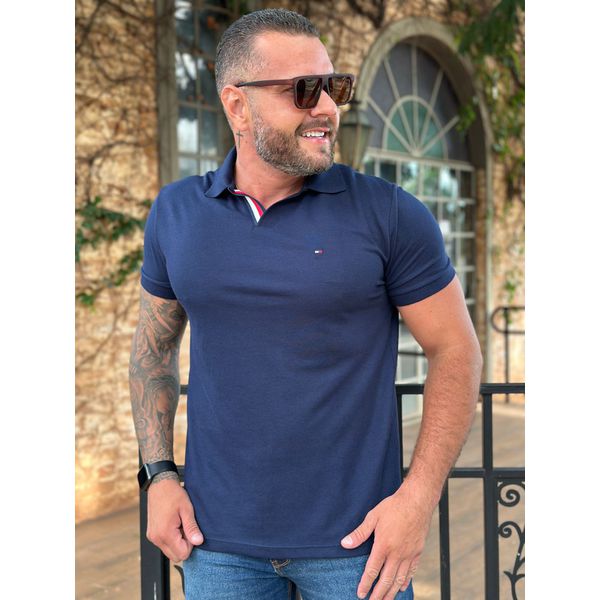 Polo TH Azul 