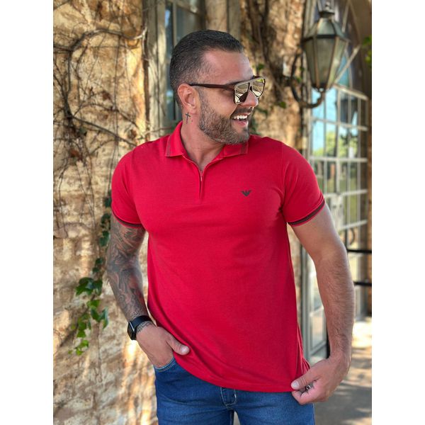 Polo Armani Vermelho