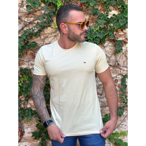 Camiseta TH Caqui