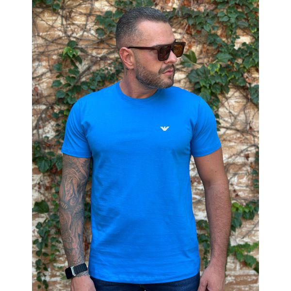 Camiseta Armani Azul 