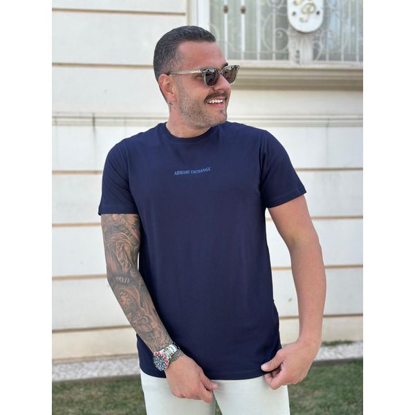 Camiseta Armani Azul 