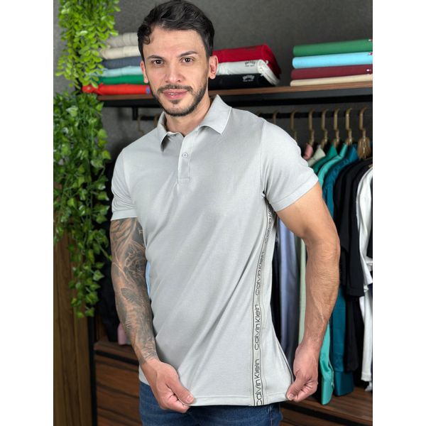 Polo CK Cinza⭐