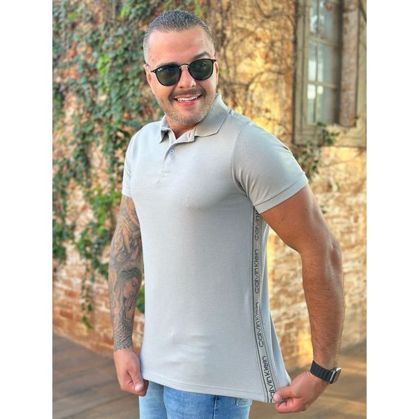 Polo CK Cinza