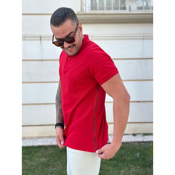 Polo CK Vermelho 