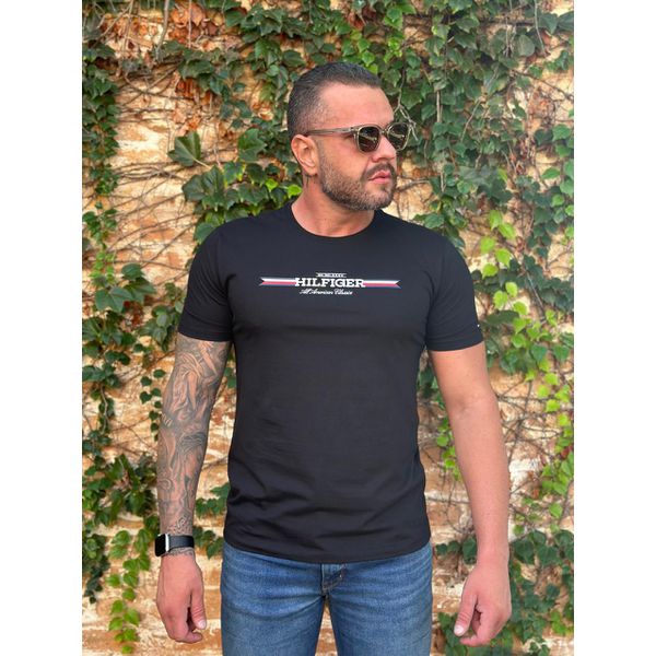 Camiseta TH Preto