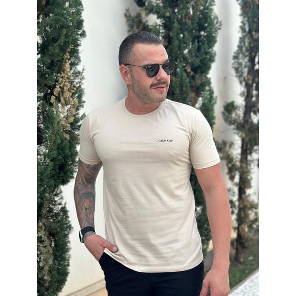 Camiseta CK Bege 