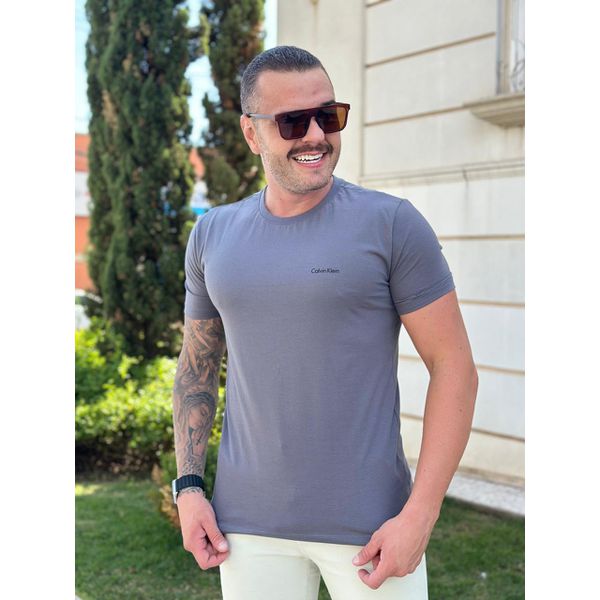 Camiseta CK Cinza 
