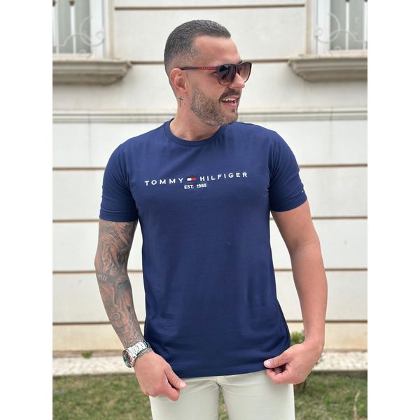 Camiseta TH Azul