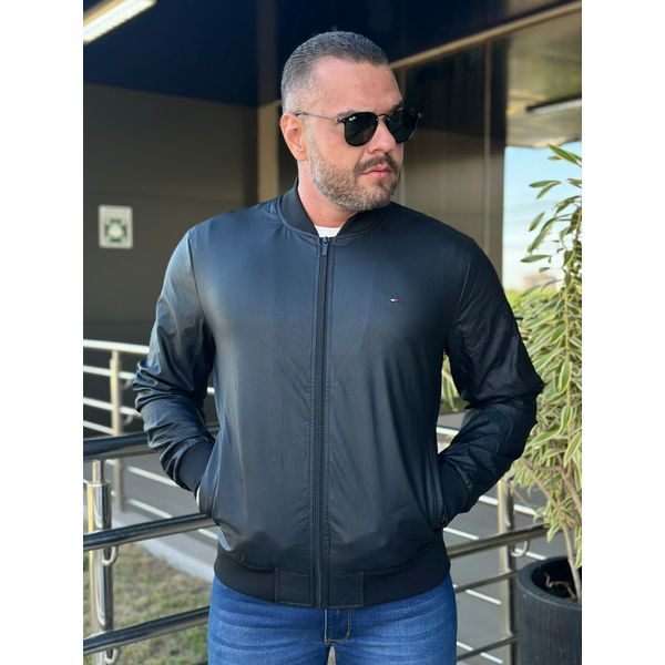 Jaqueta Zíper TH Preto