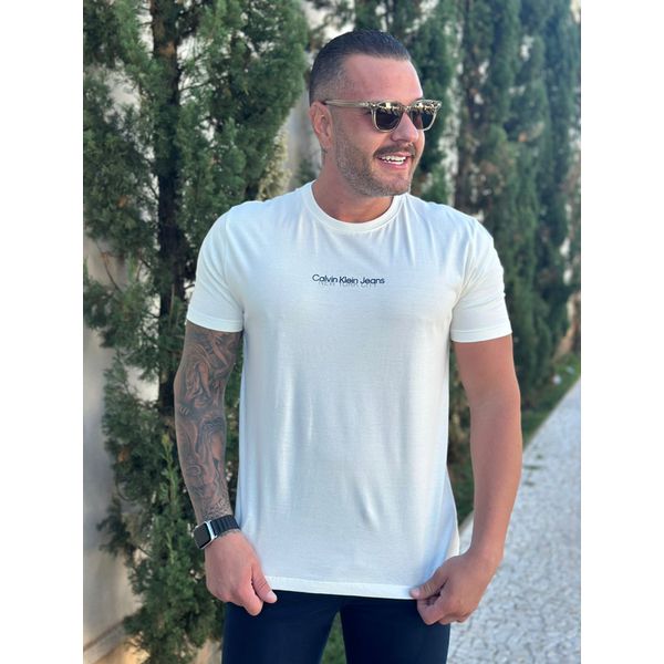 Camiseta CK Off White